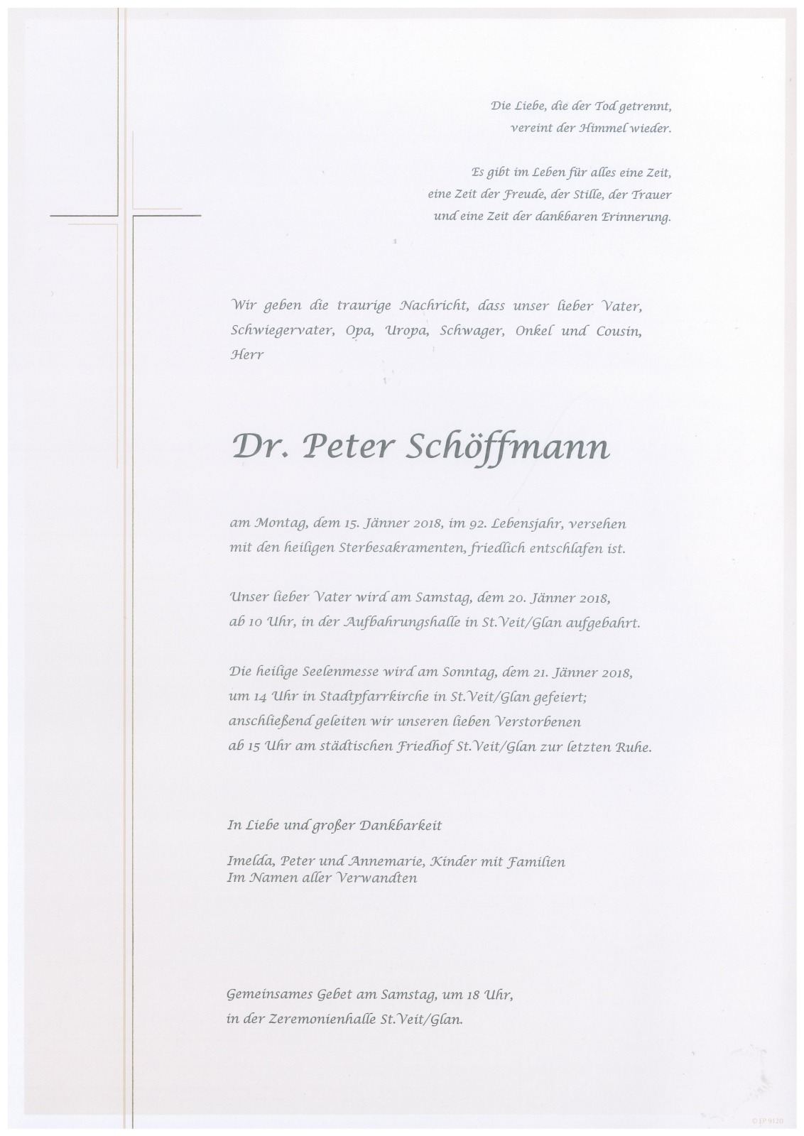 Parte DR. Peter Schöffmann