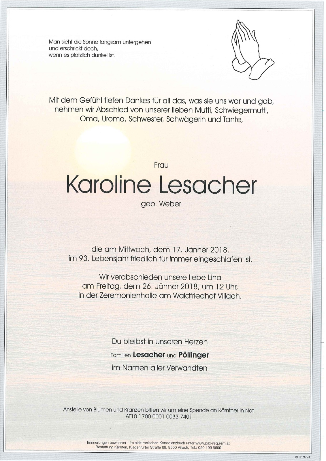 Parte Karoline Lesacher