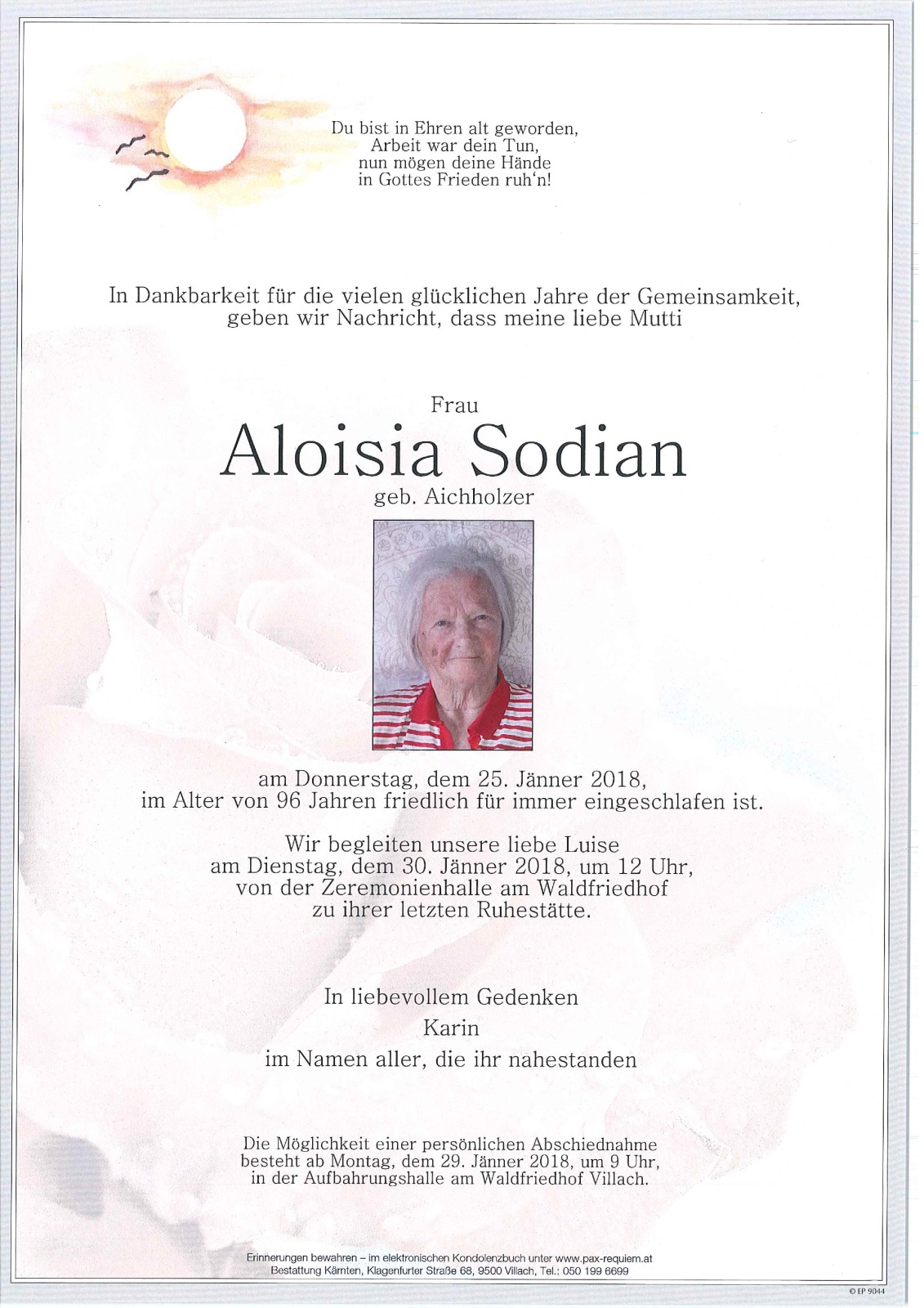 Parte Aloisia Sodian