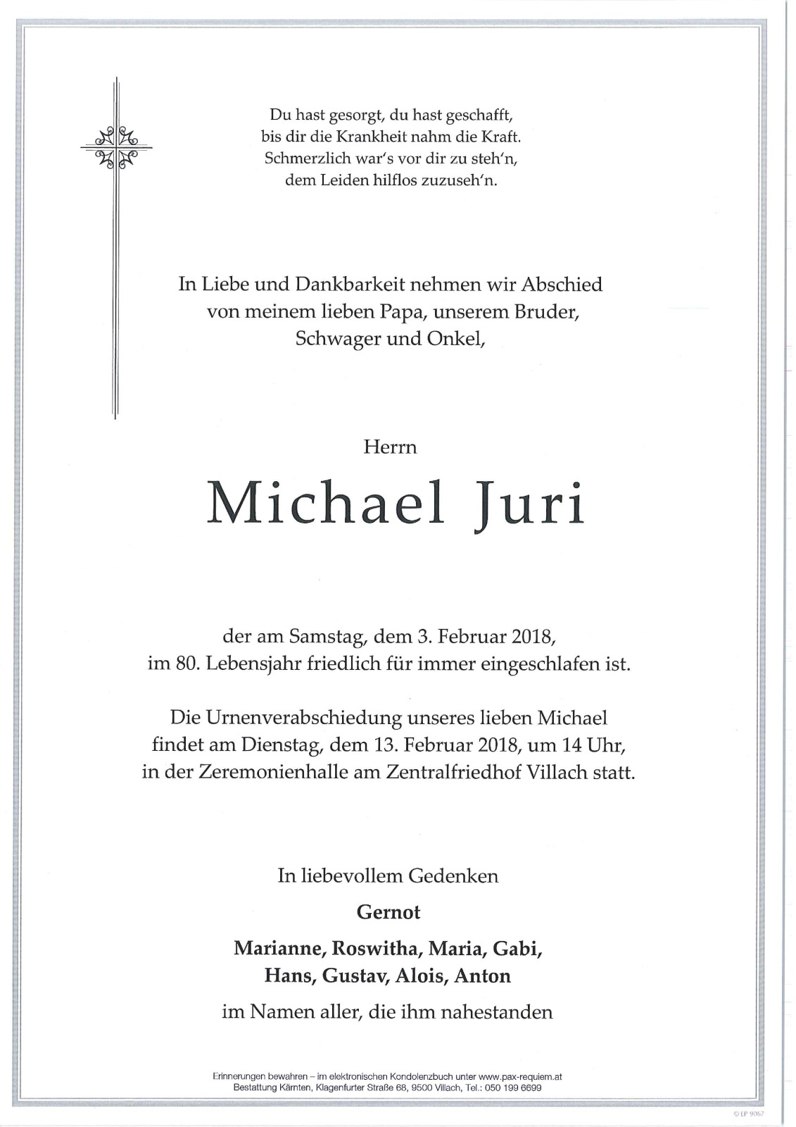 Parte Michael Juri
