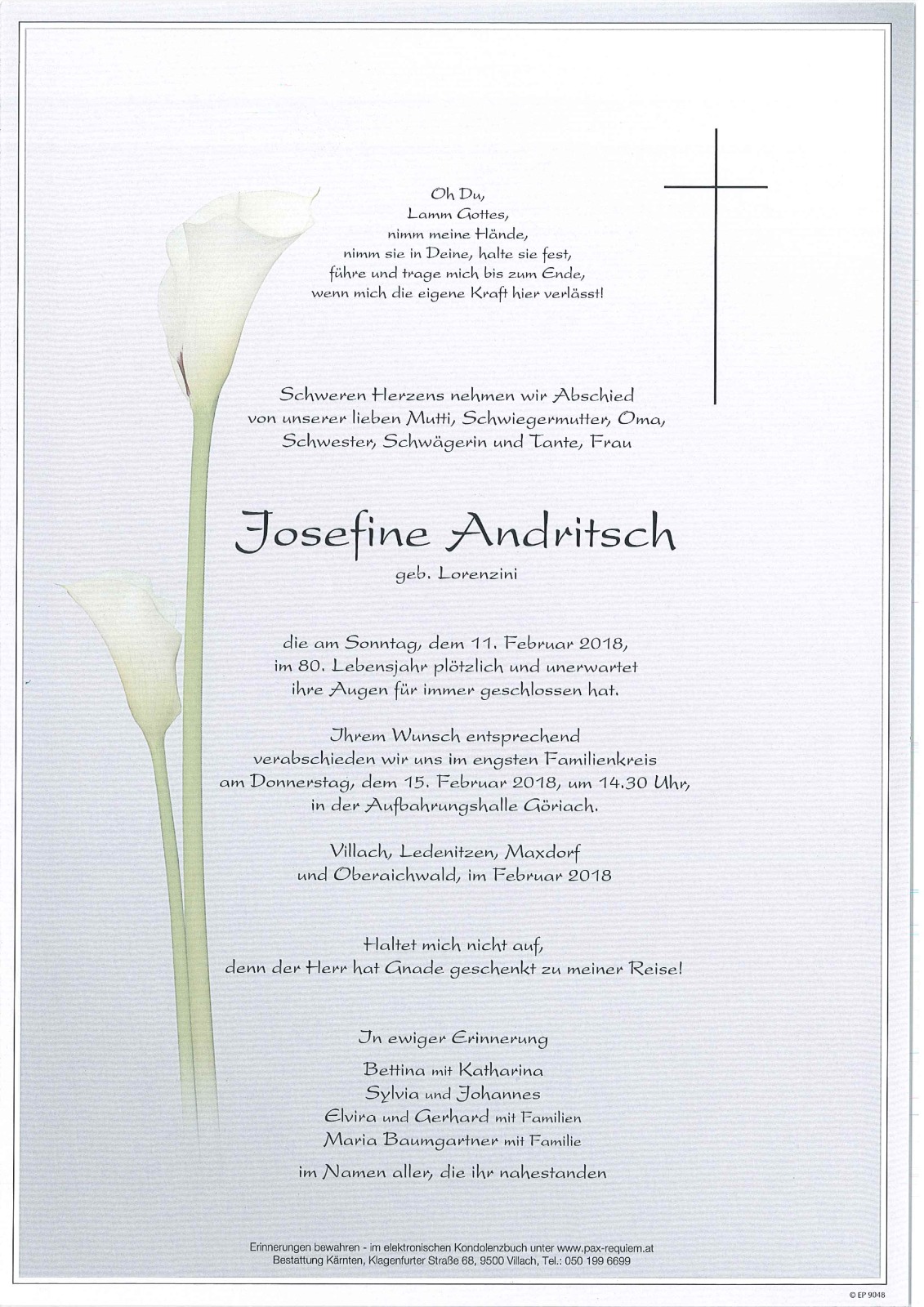 Parte Josefina Andritsch
