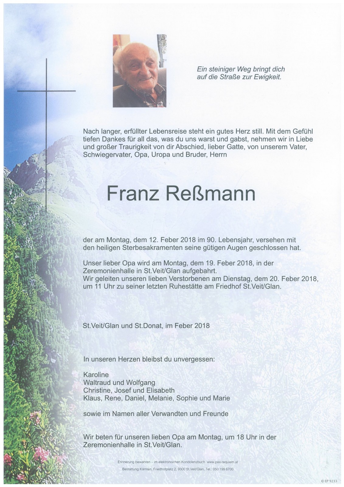 Parte Franz Reßmann