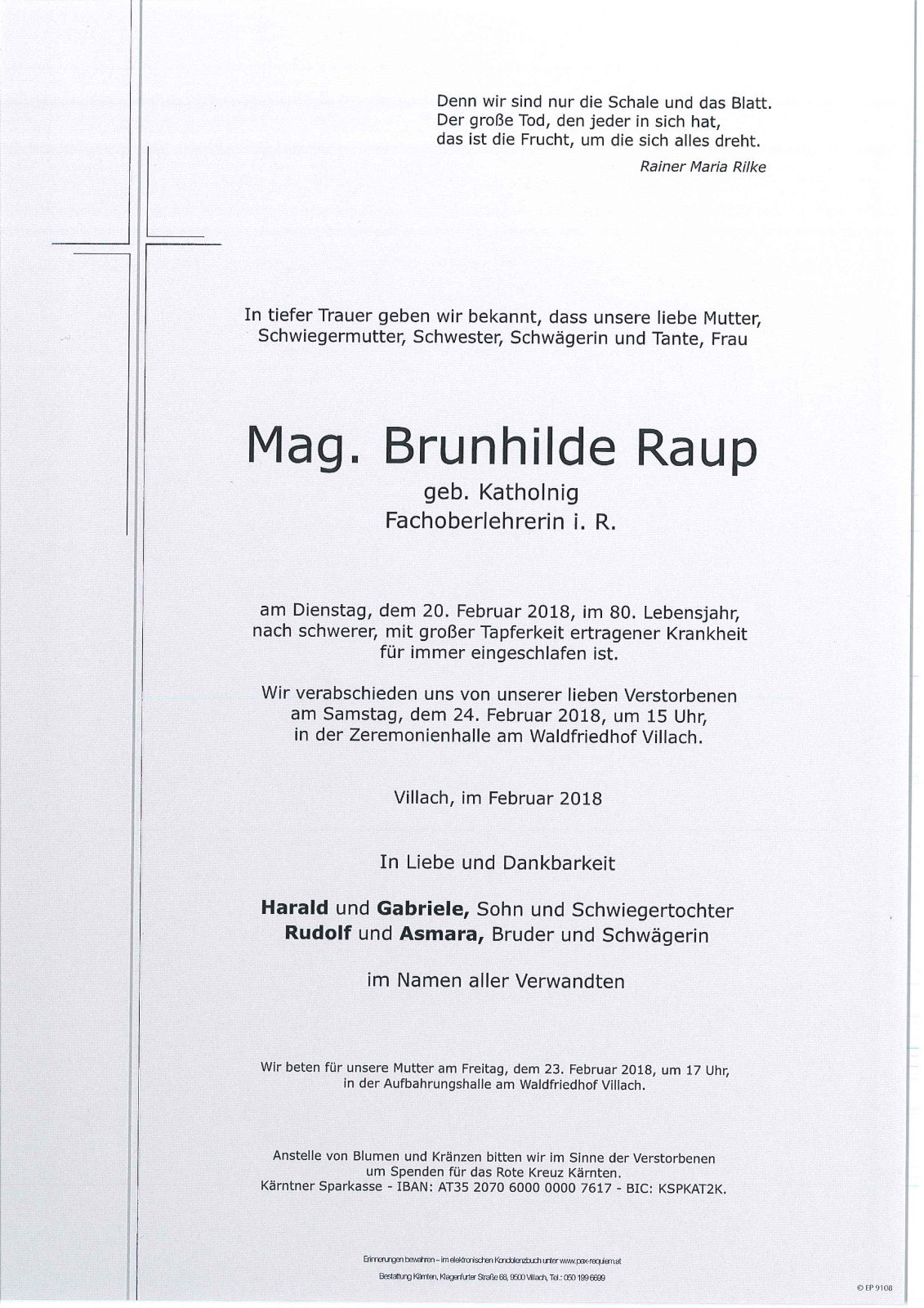 Parte Mag. Brunhilde Raup