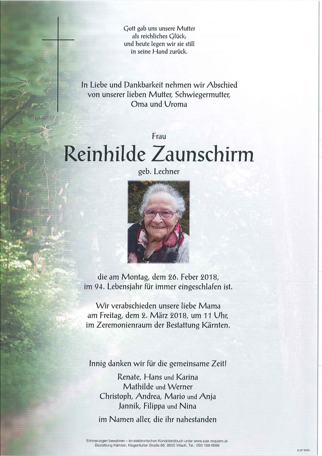 Parte Reinhilde Zaunschirm