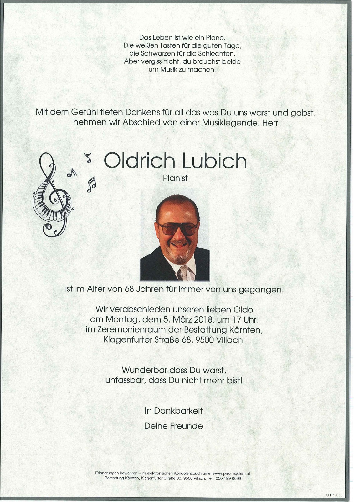 Parte Oldrich Lubich