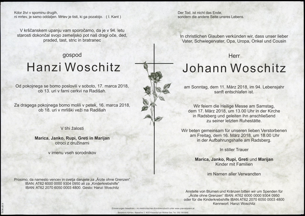 Parte Johann Woschitz