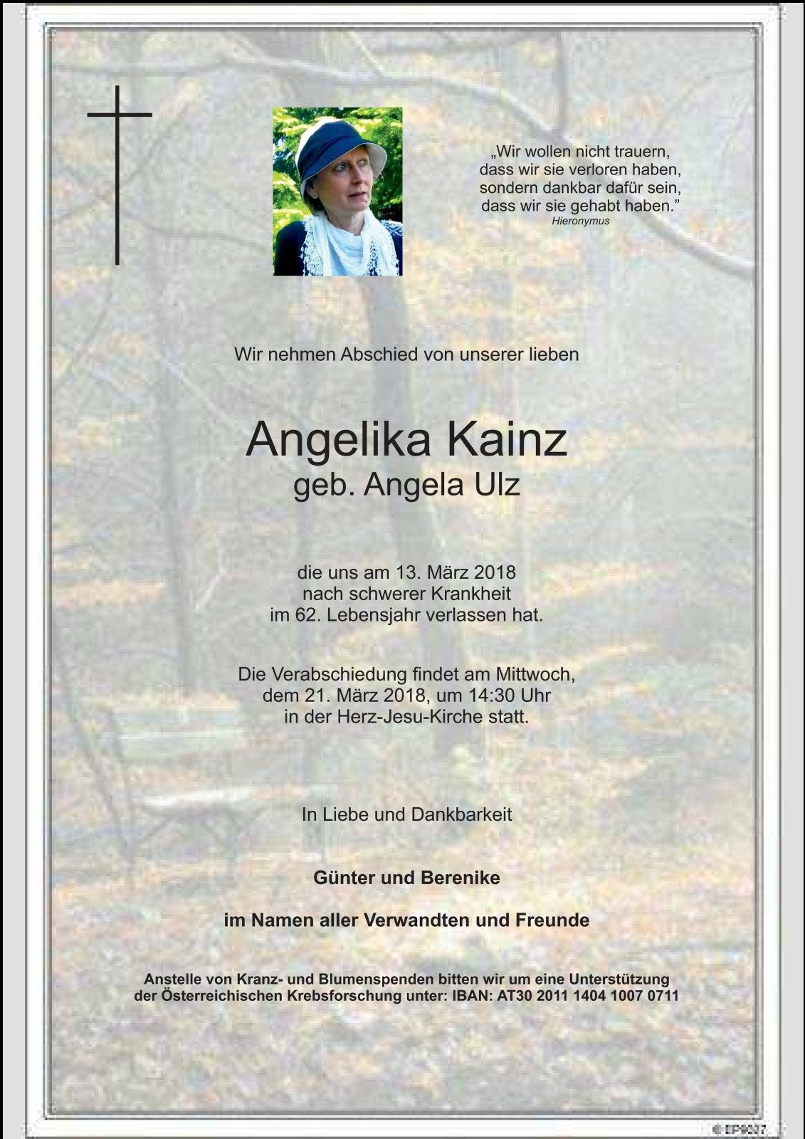Parte Angelika Kainz geb.Angela Ulz