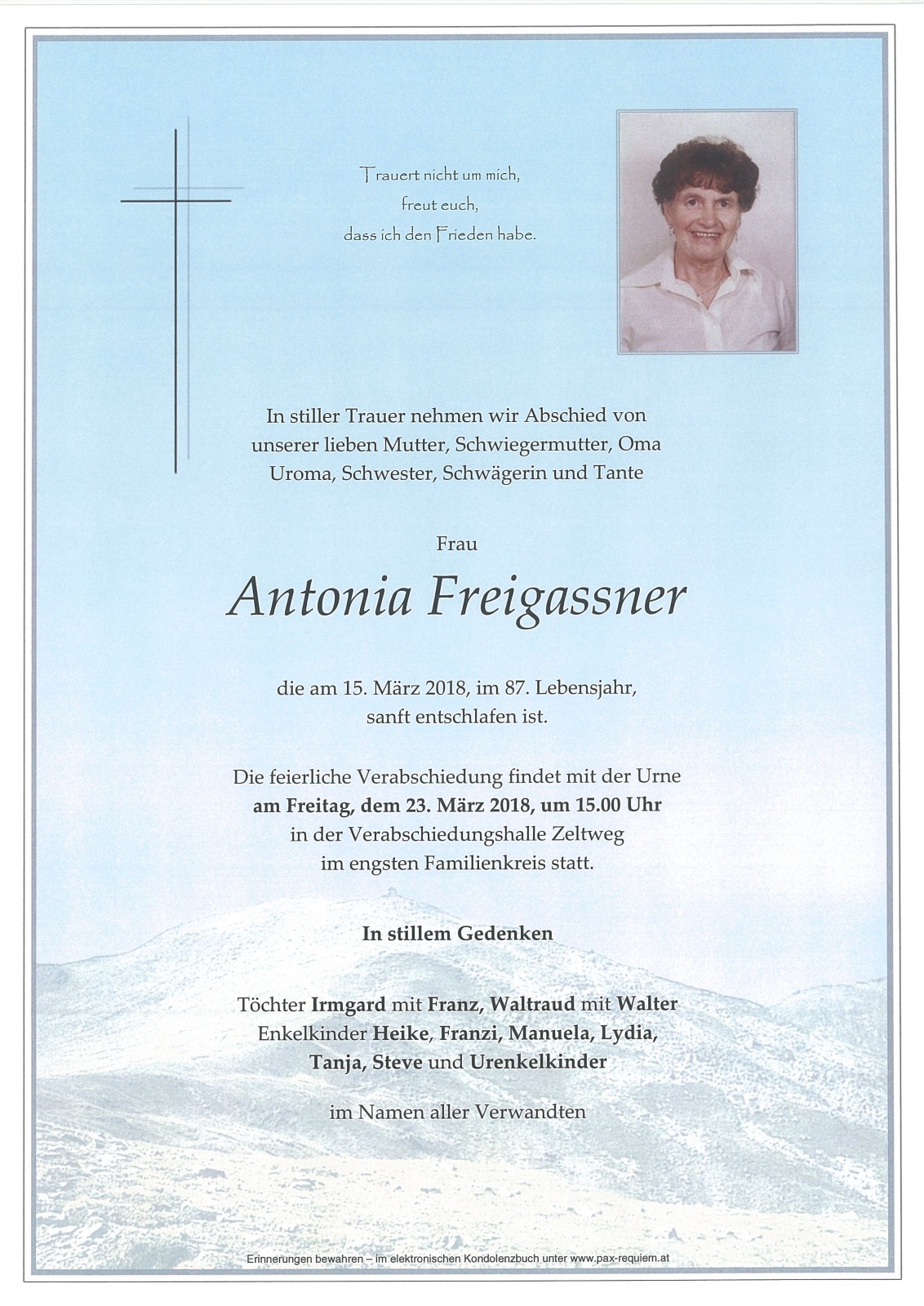 Parte Antonia Freigassner