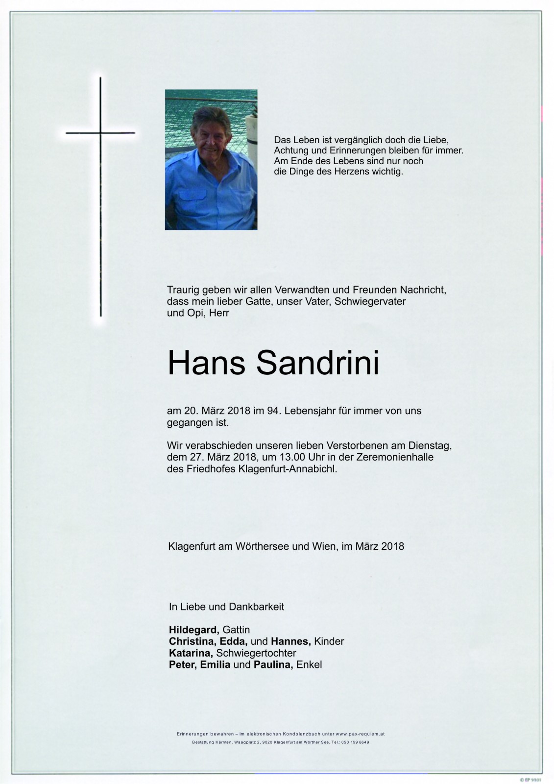 Parte Hans Sandrini