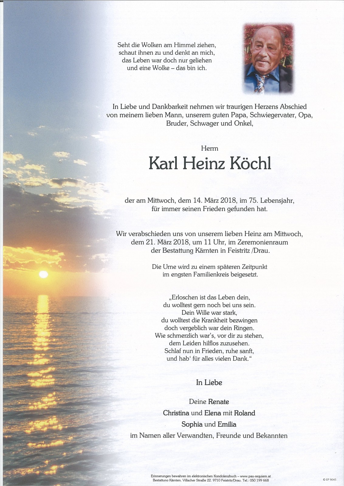 Parte Karl Heinz Köchl