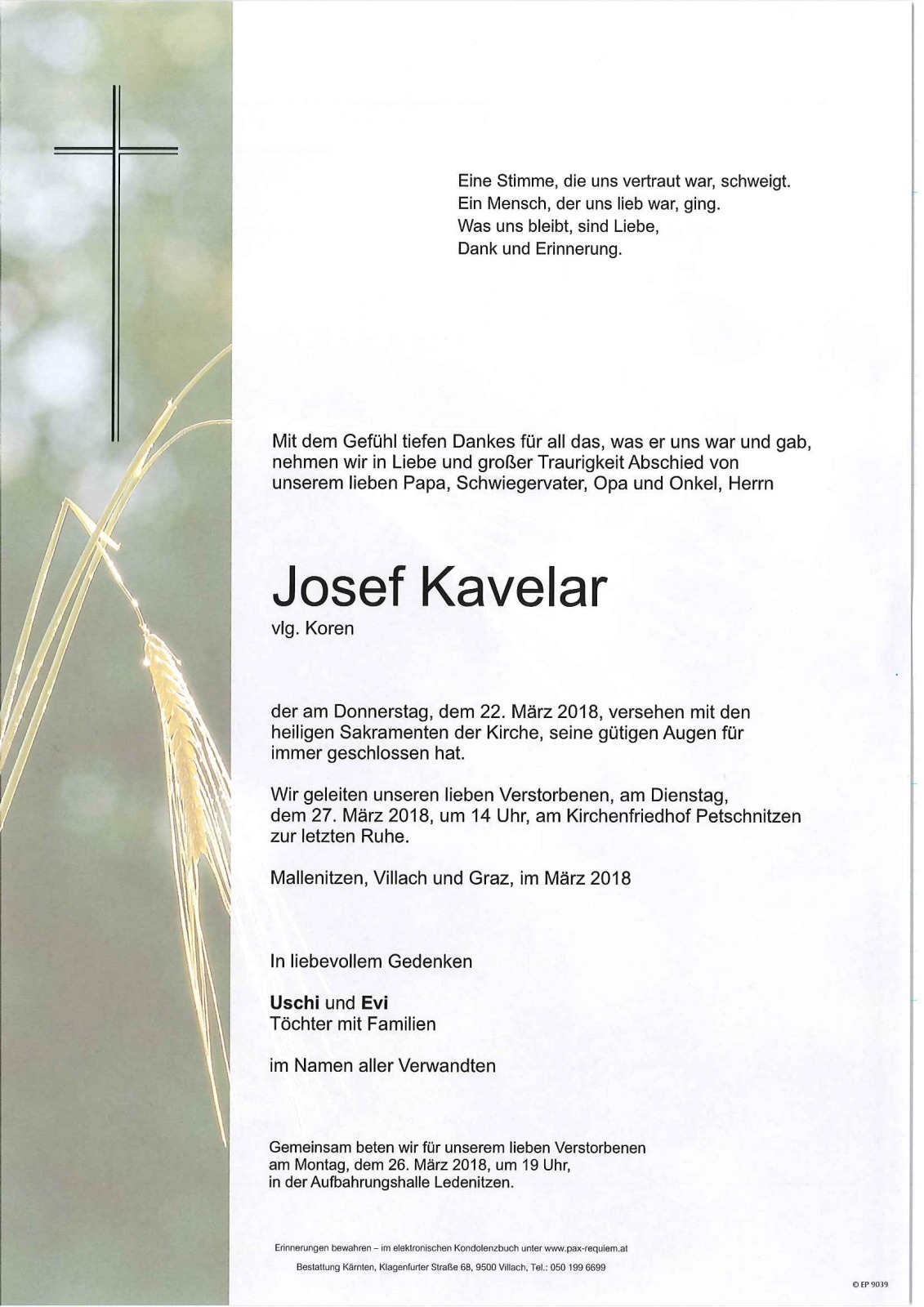 Parte Josef Kavelar