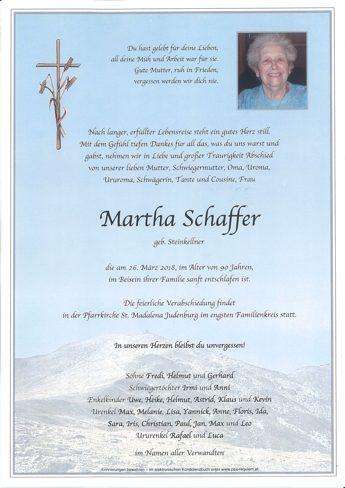 Parte Martha Schaffer