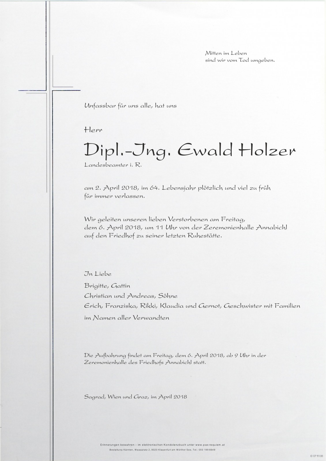 Parte Dipl.-Ing. Ewald Holzer