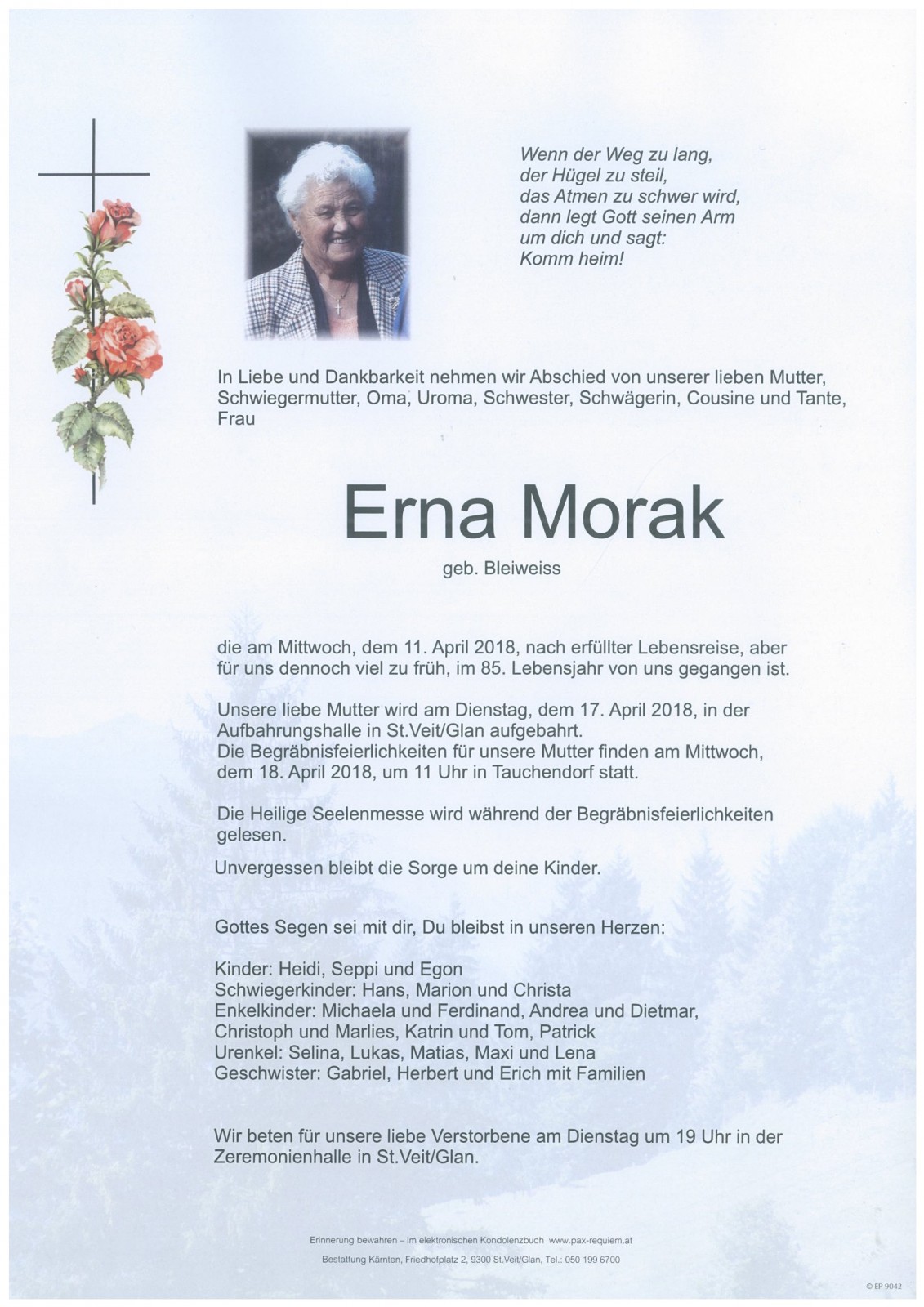Parte Erna Morak