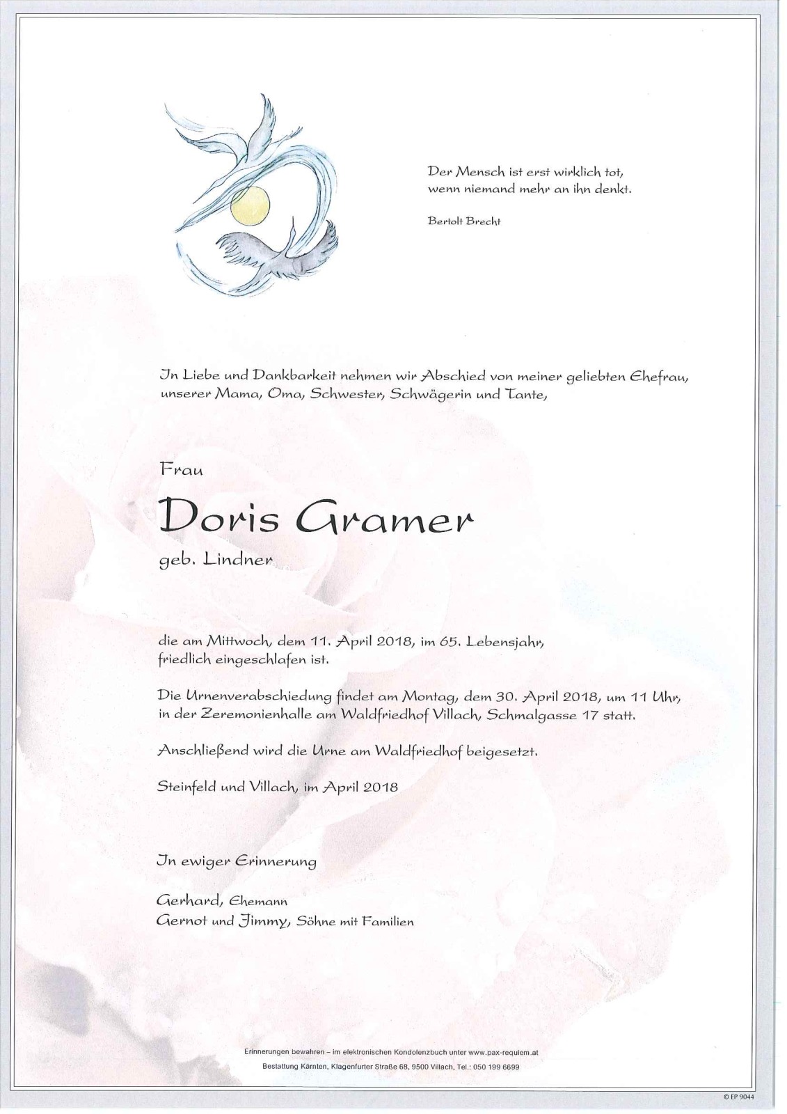 Parte Doris Gramer