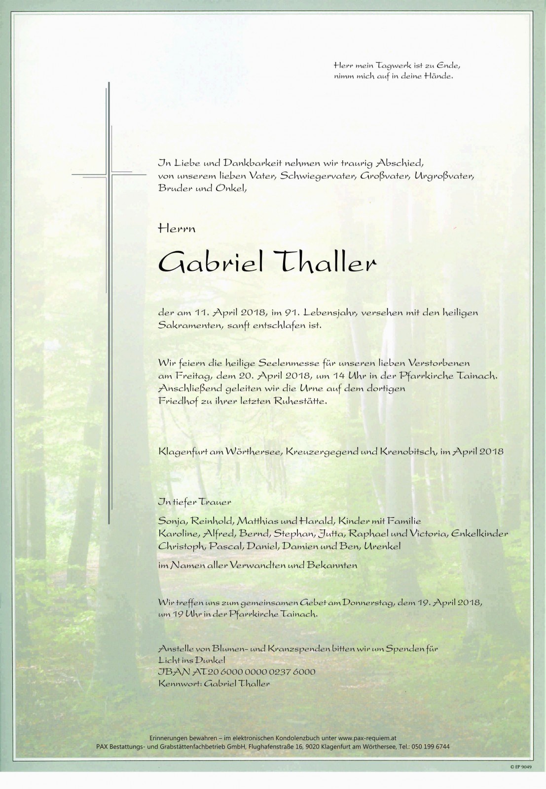 Parte Gabriel Thaller