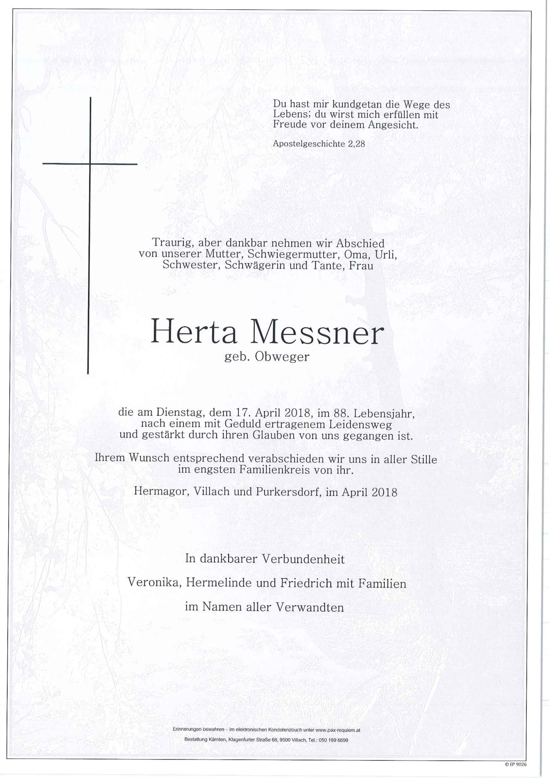 Parte Herta Messner