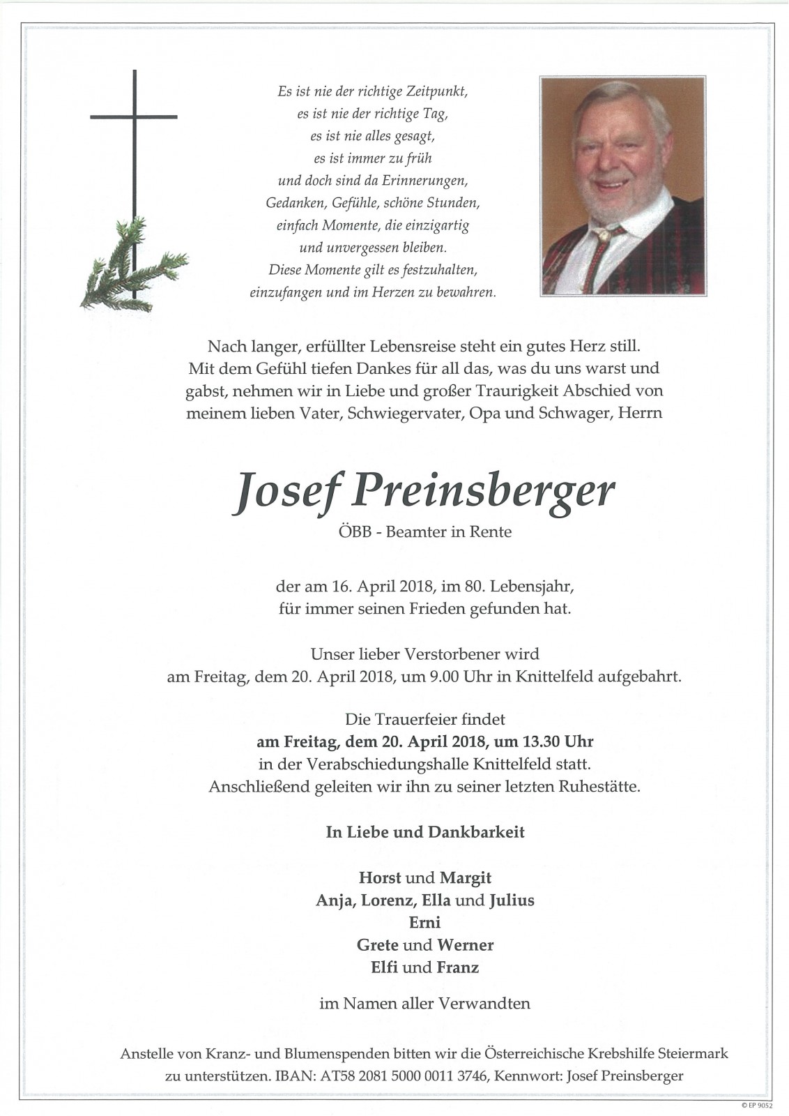 Parte Josef Preinsberger
