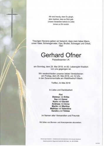 Gerhard Ofner