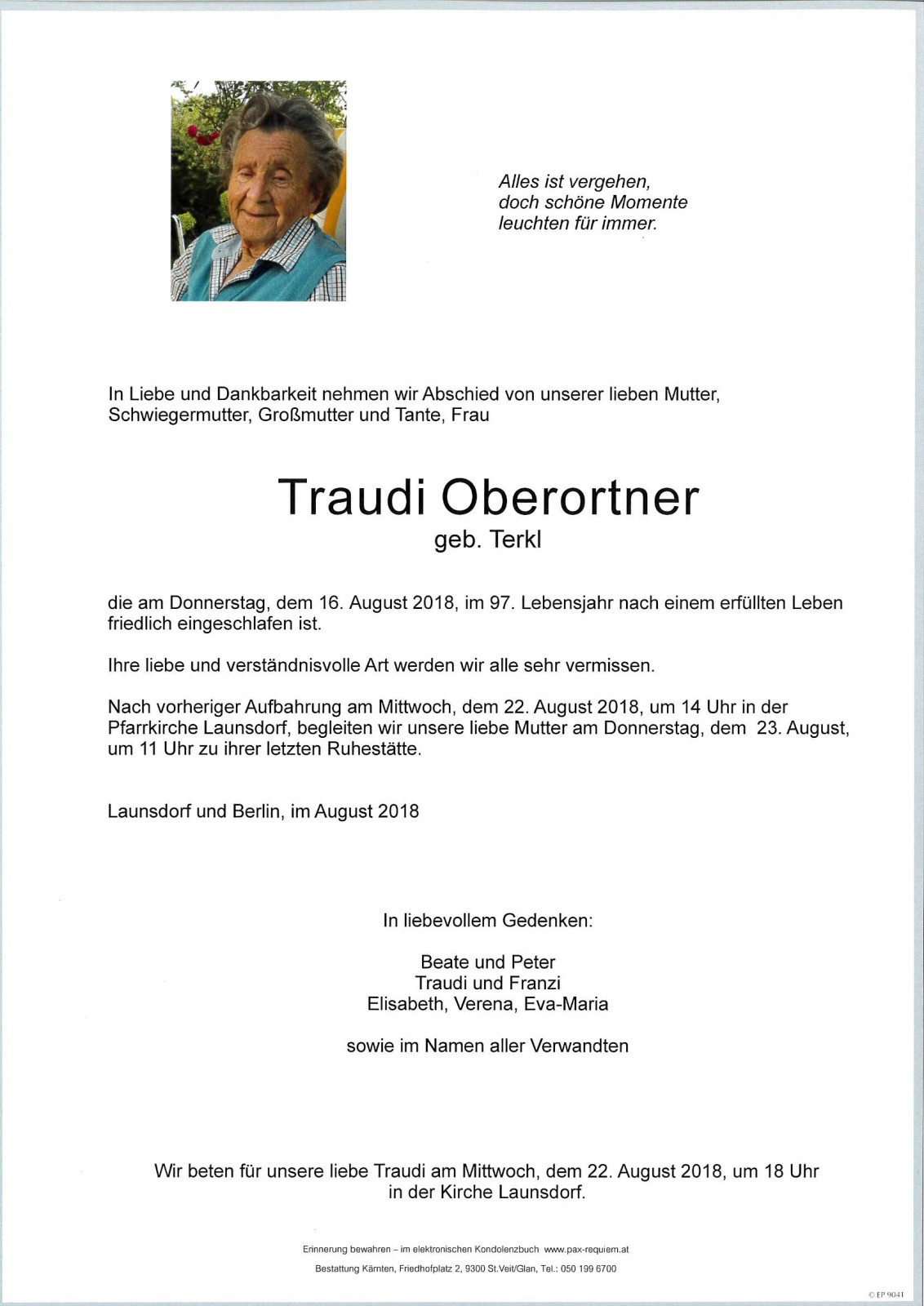 Parte Traudi Oberortner