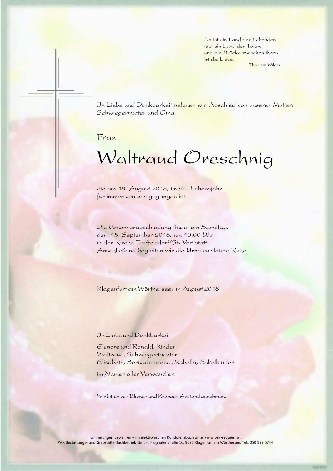 Parte Waltraud Oreschnig