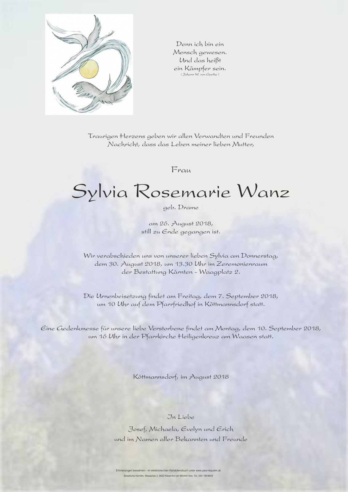 Parte Sylvia Rosemarie Wanz