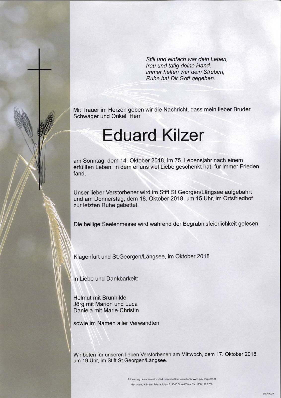 Parte Eduard Kilzer