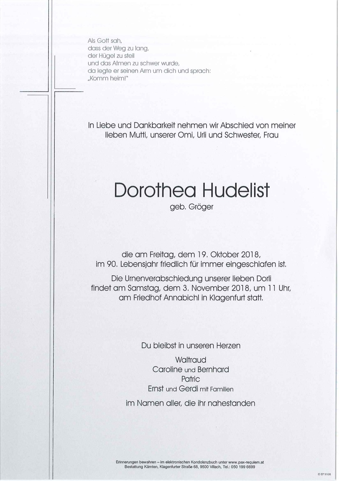 Parte Dorothea Hudelist