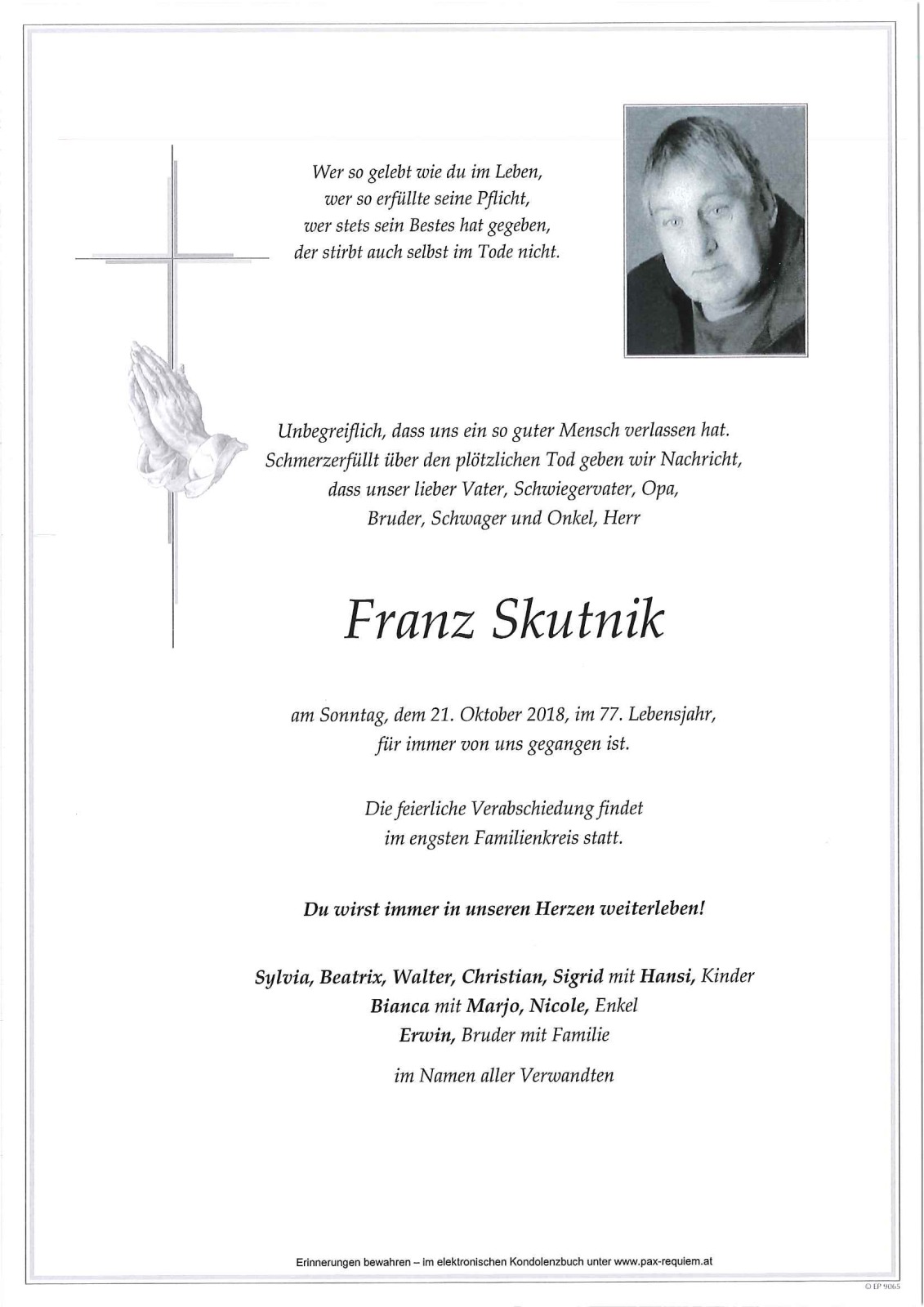 Parte Franz Skutnik