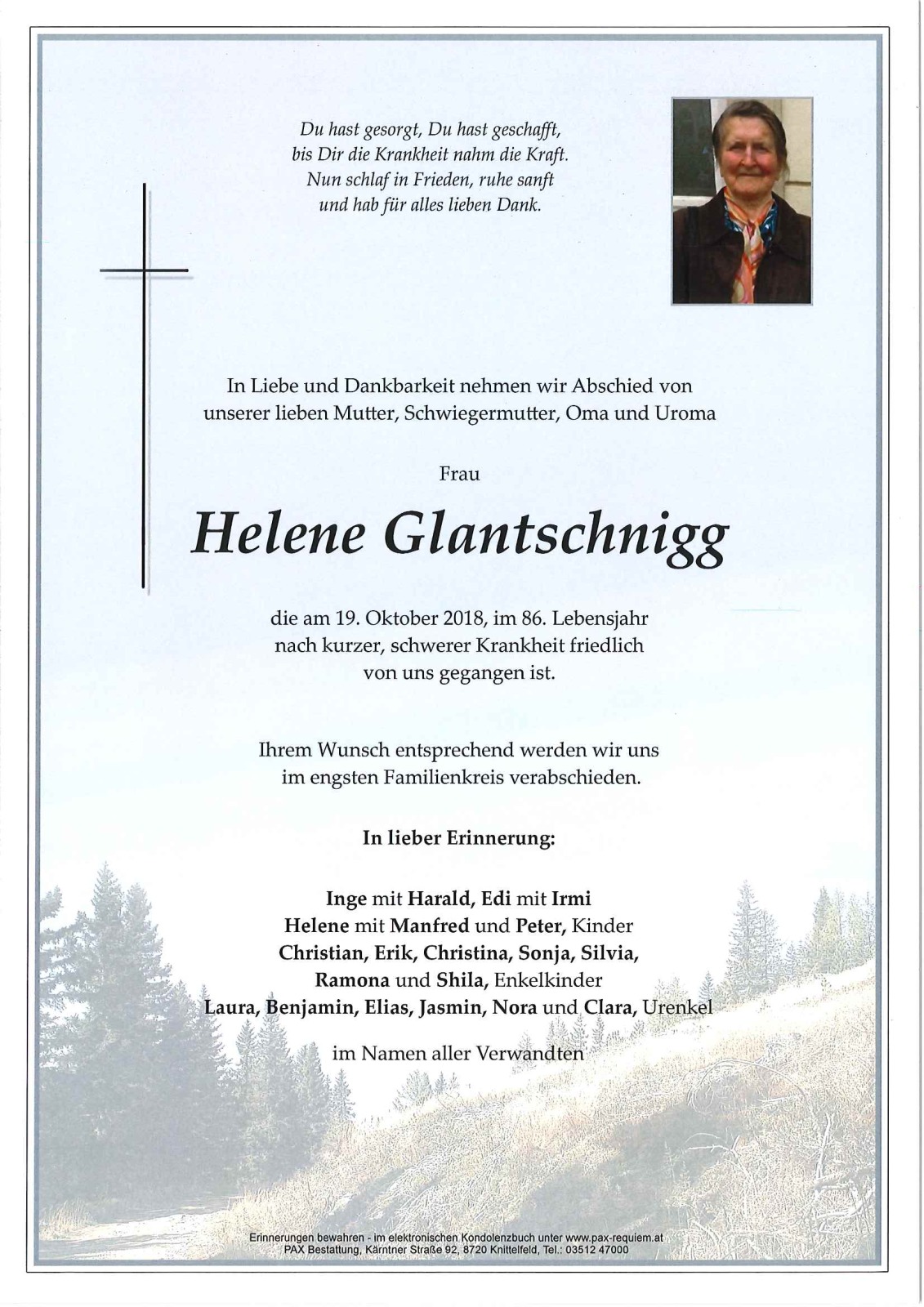 Parte Helene Glantschnigg