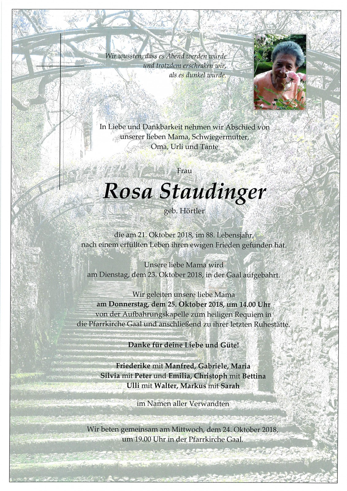 Parte Rosa Staudinger