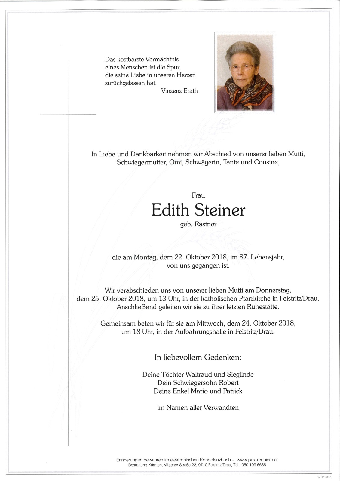 Parte Edith Steiner