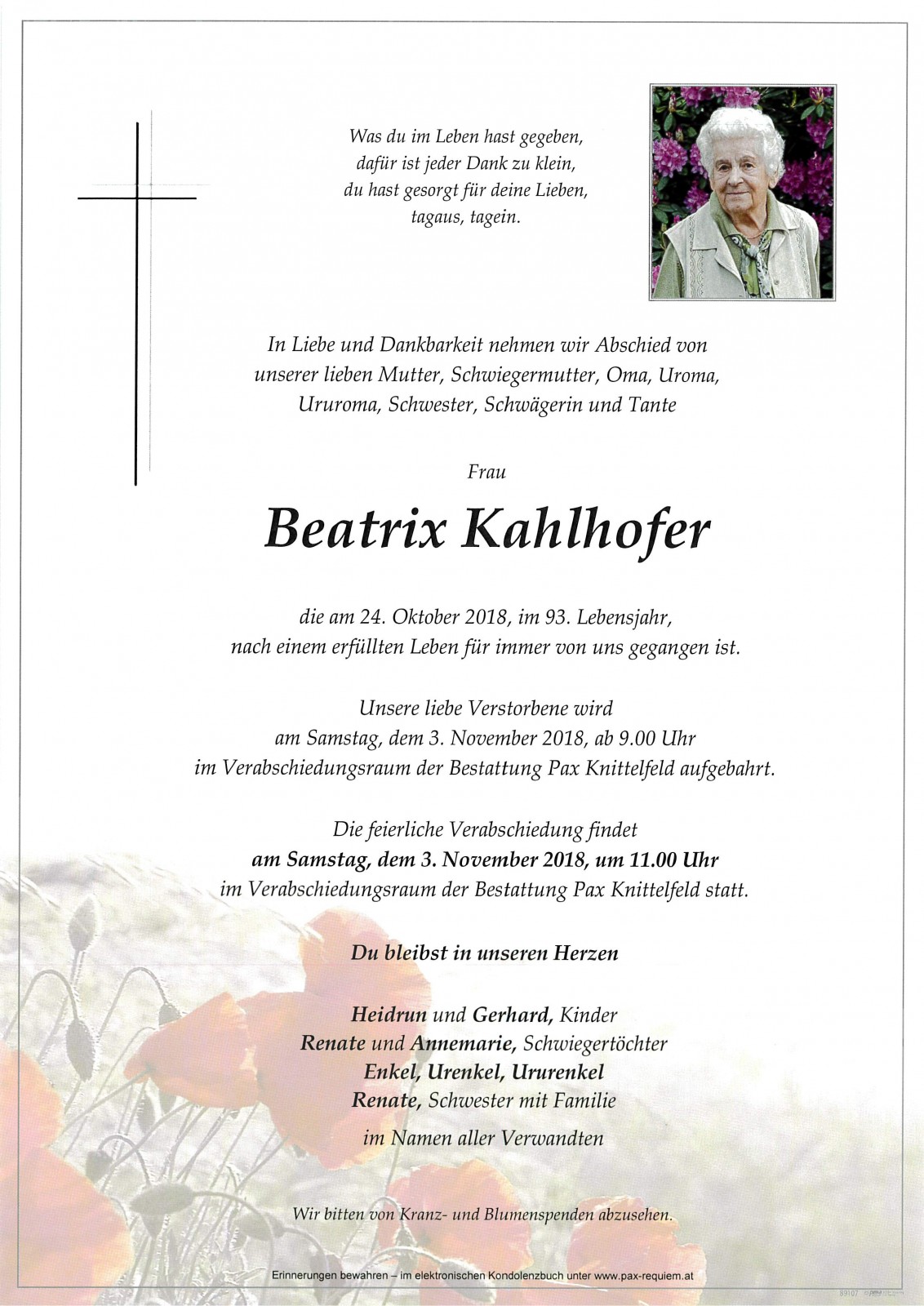 Parte Beatrix Kahlhofer