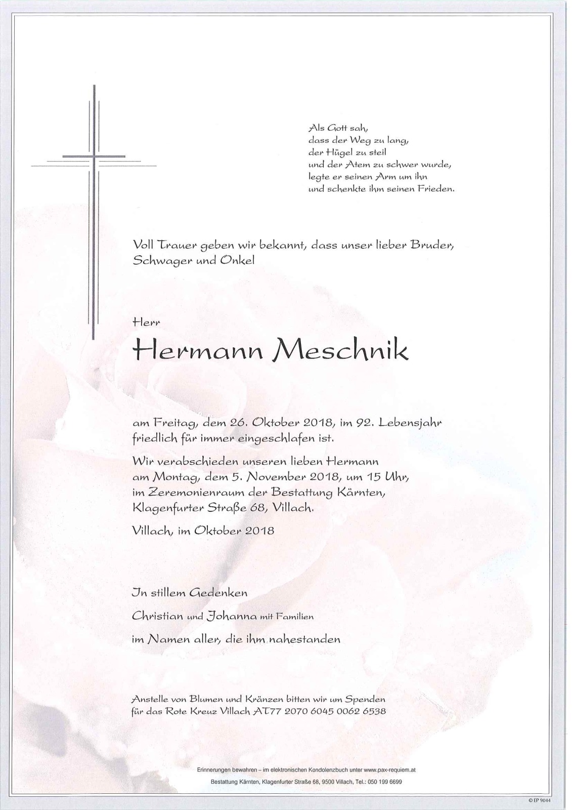 Parte Hermann Meschnik