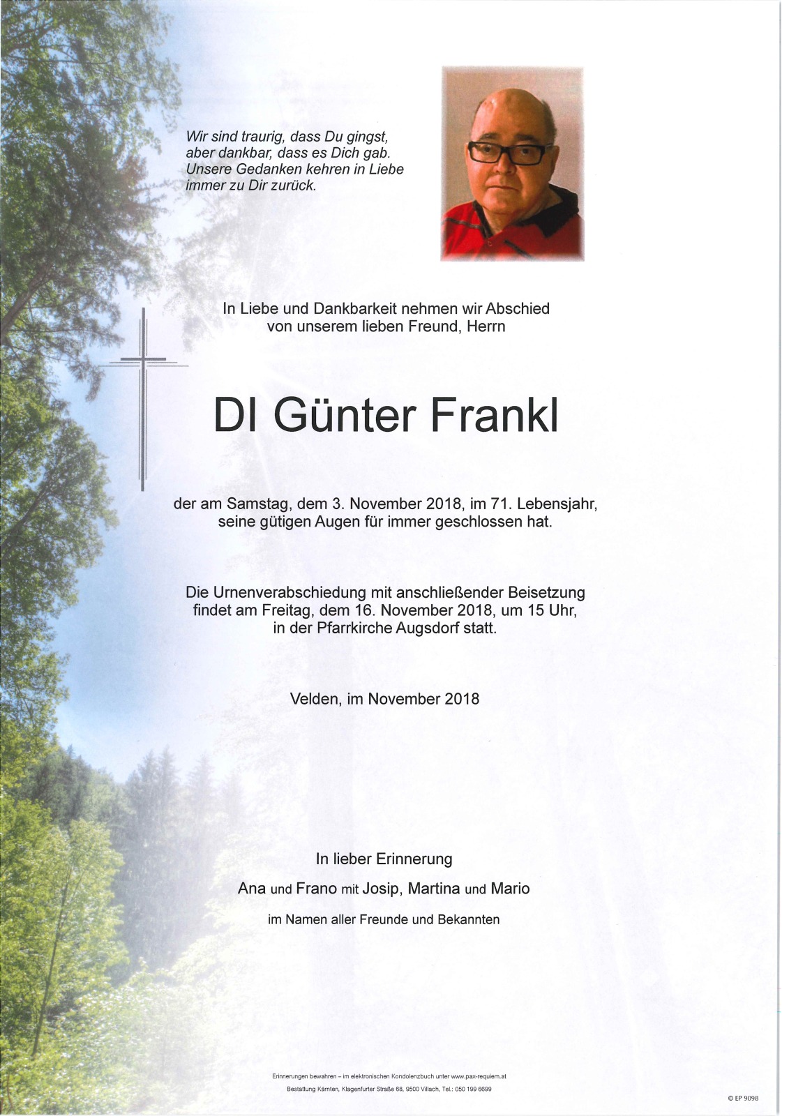 Parte DI Günter Frankl