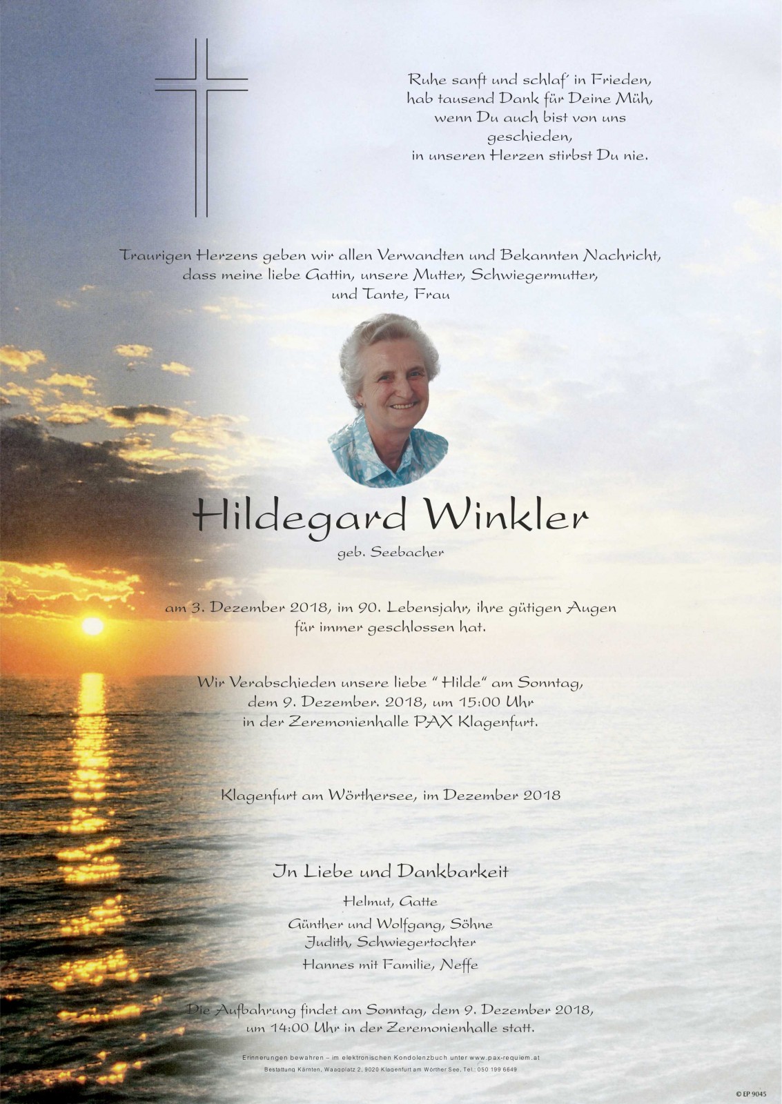 Parte Hildegard Winkler  "Hilde"