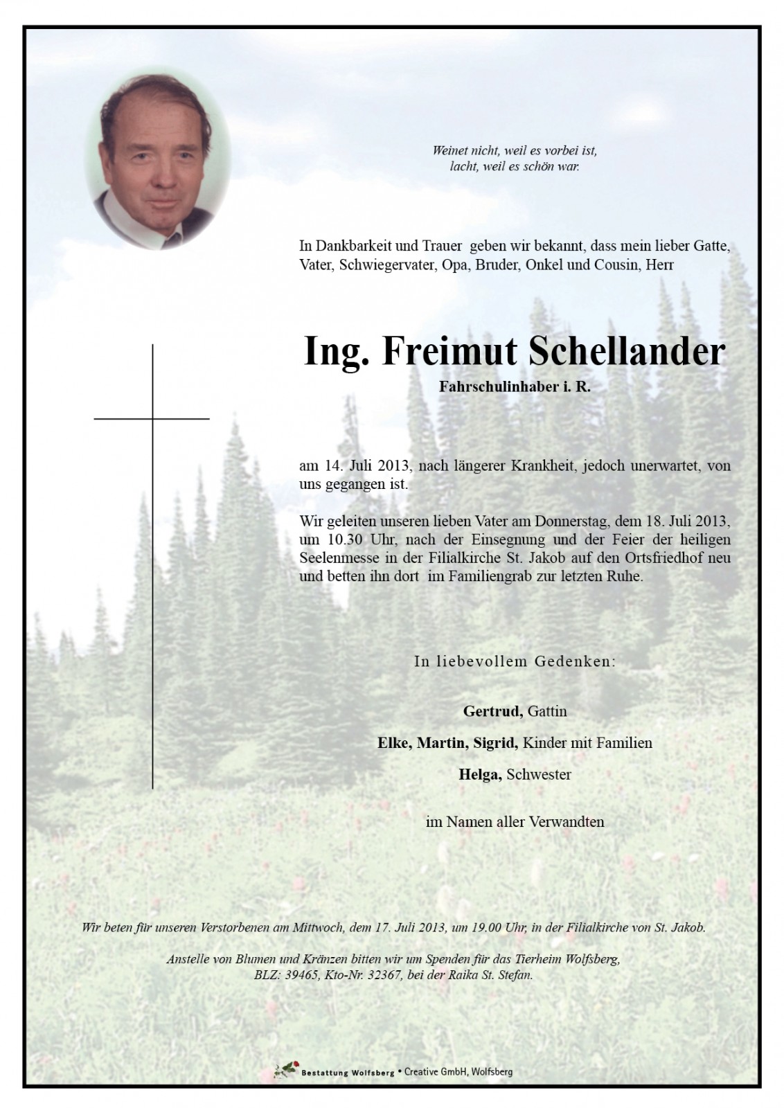 Parte Ing. Freimut Schellander