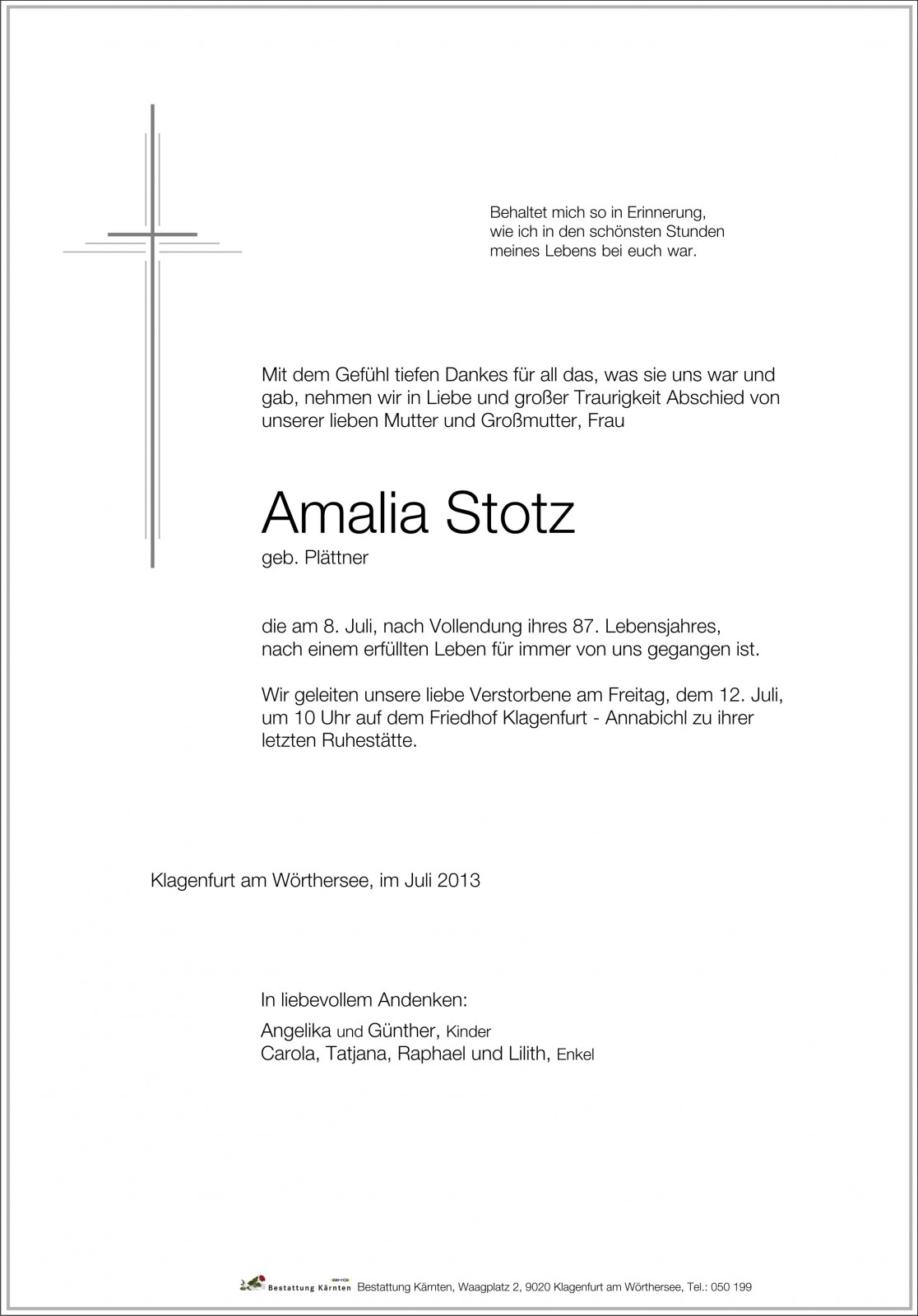 Parte Amalia Stotz