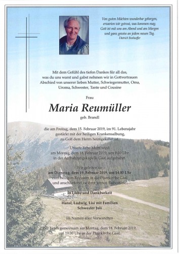 Maria Reumüller