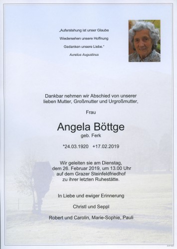 Angela Böttge geb.Ferk