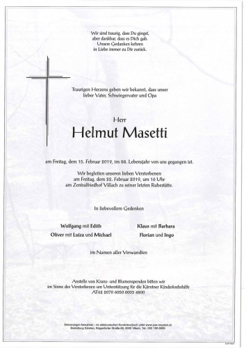 Helmut Masetti