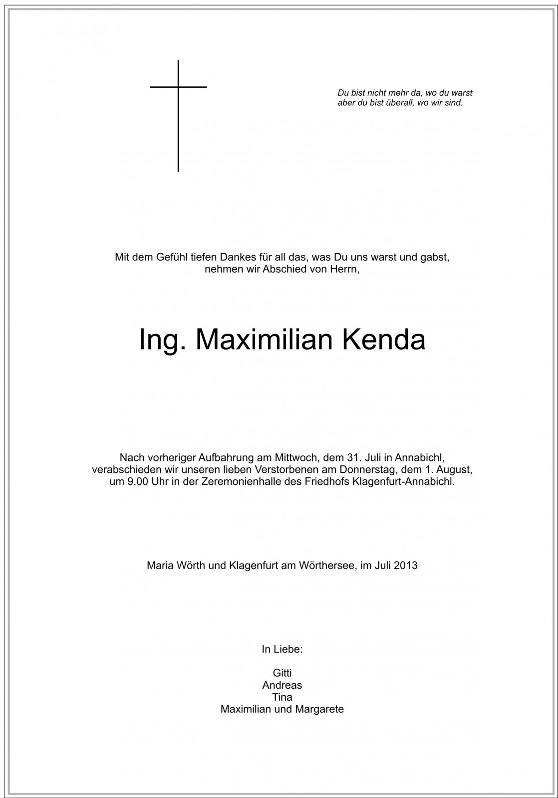 Parte Maximilian Kenda
