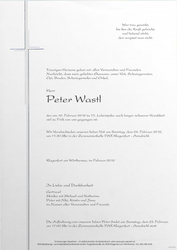 Peter Wastl