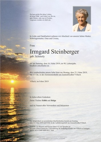 Irmgard Steinberger