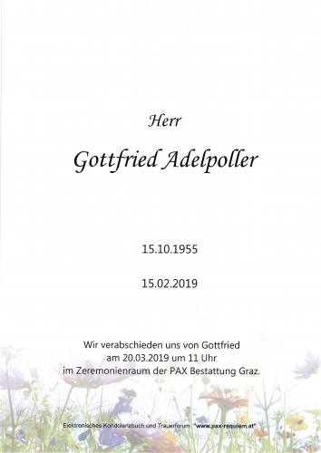 Adelpoller Gottfried 