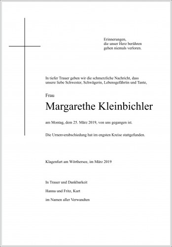 Margarethe Kleinbichler