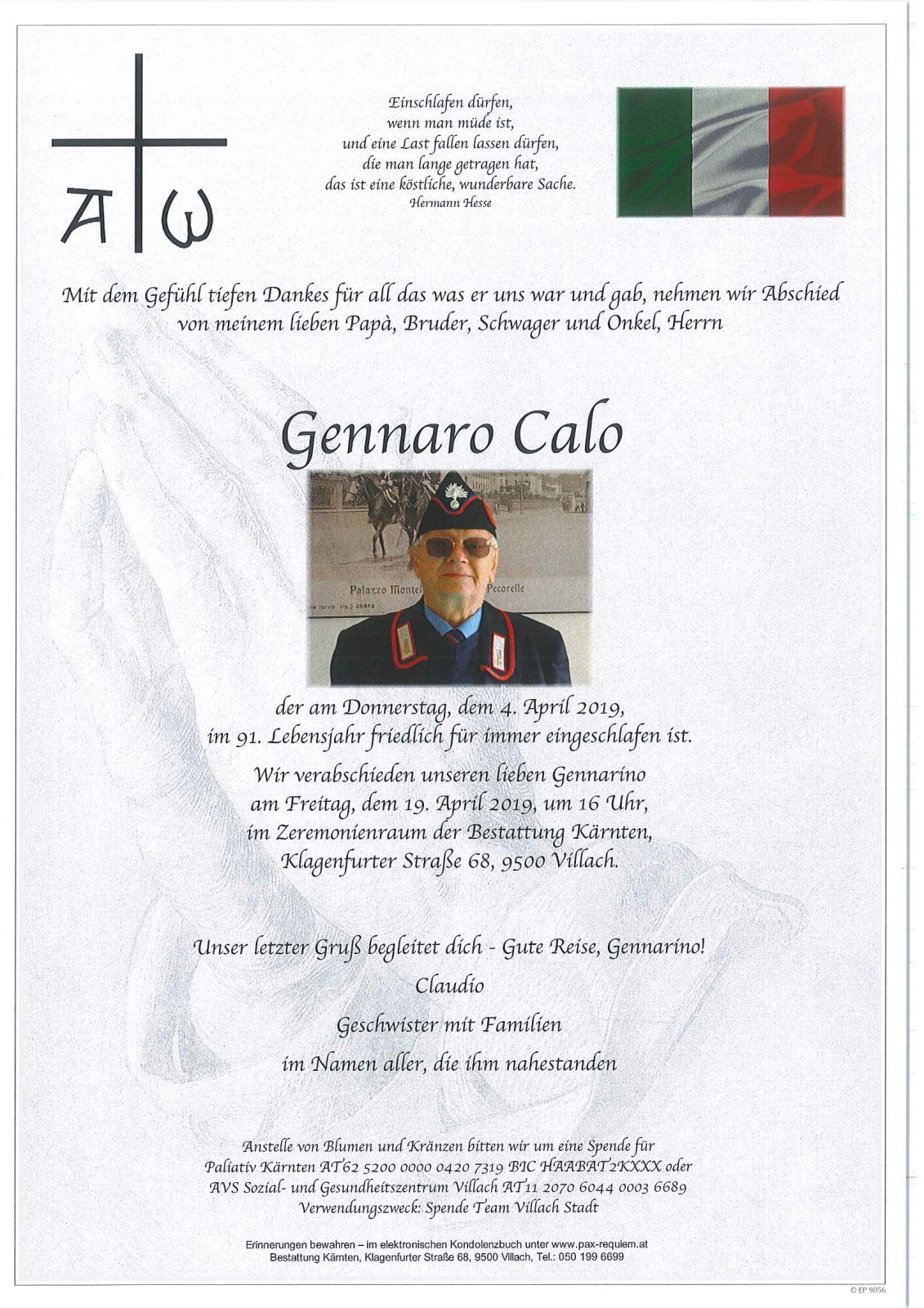 Parte Gennaro Calo