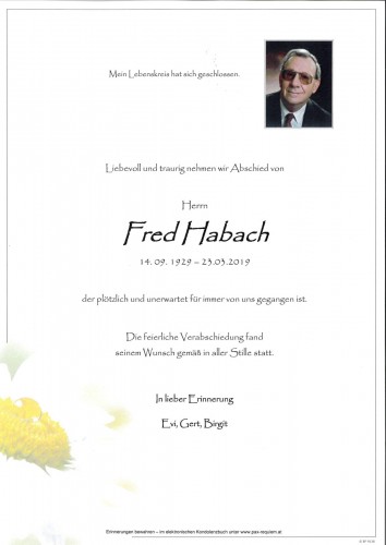 Fred Habach