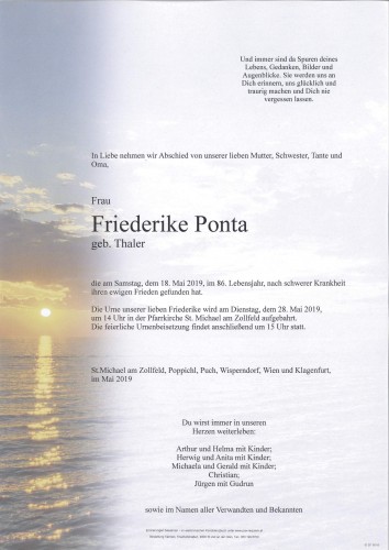 Friederike Ponta