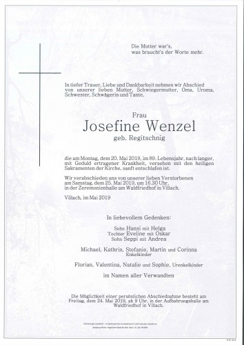 Josefine Wenzel